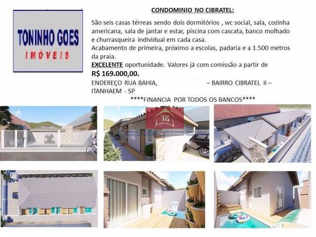 #2433 - Casa para Venda em Itanhaém - SP - 1